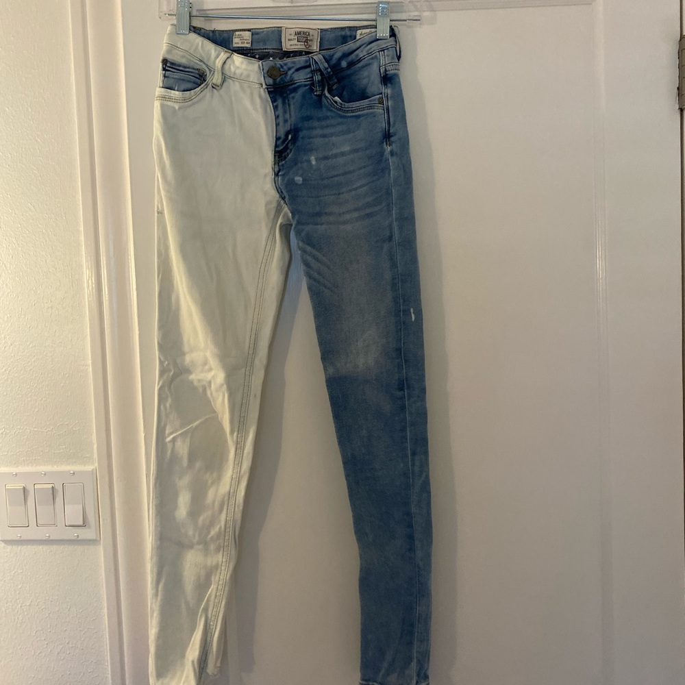 Vintage distressed girls jeans
